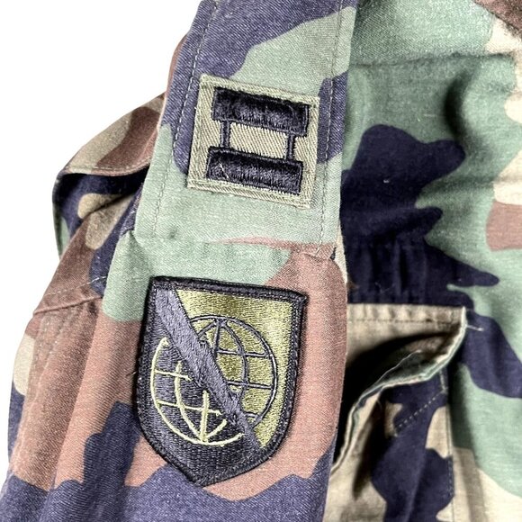 Vintage 90s Military US Army Camo Cold Weather Field Coat Size Small - Picture 8 of 9